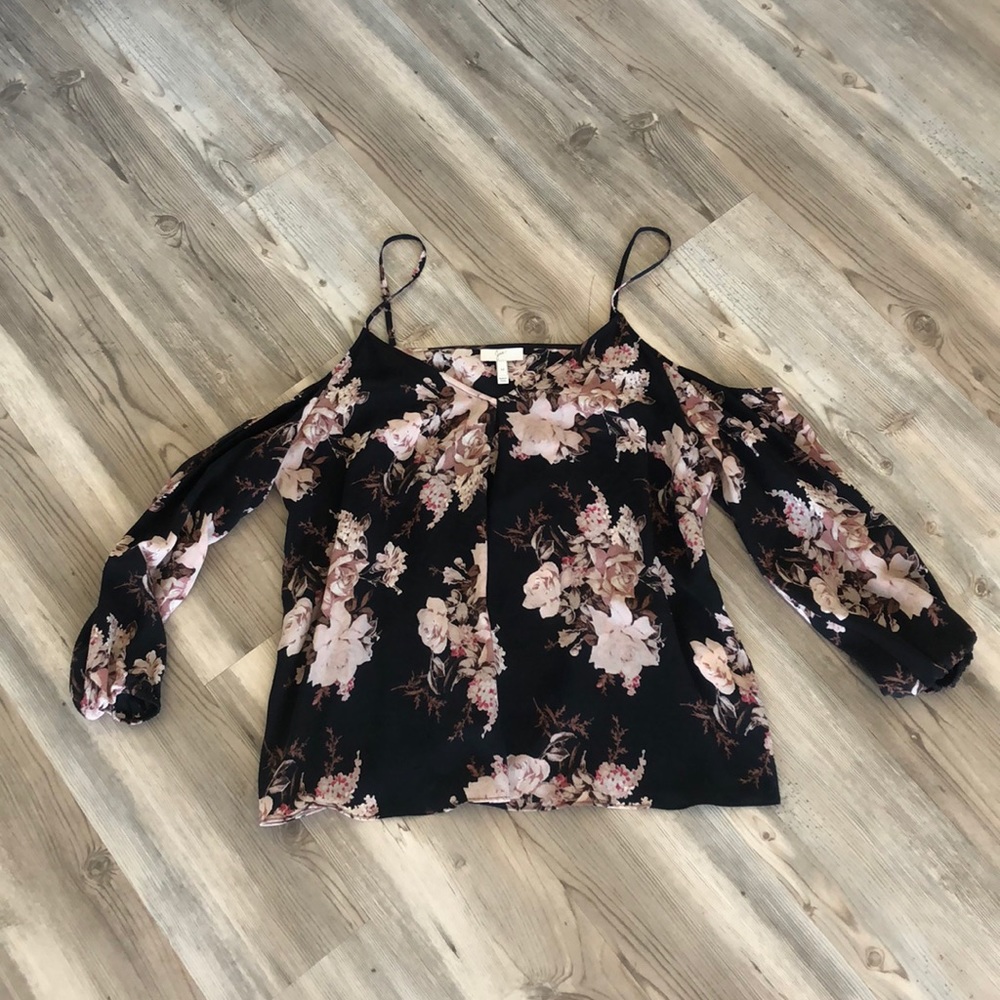 Joie Open Shoulder Blouse Medium